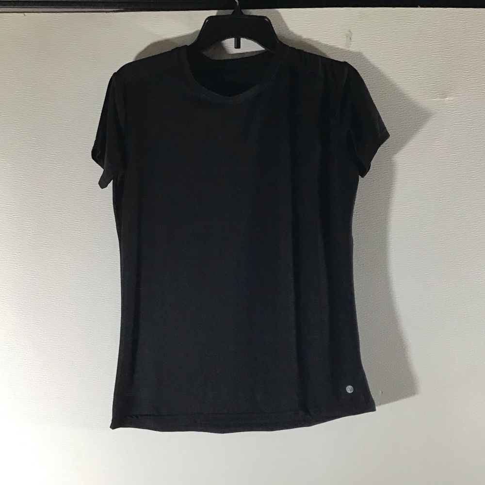 Lianshr Black Sort Sleeve Shirt